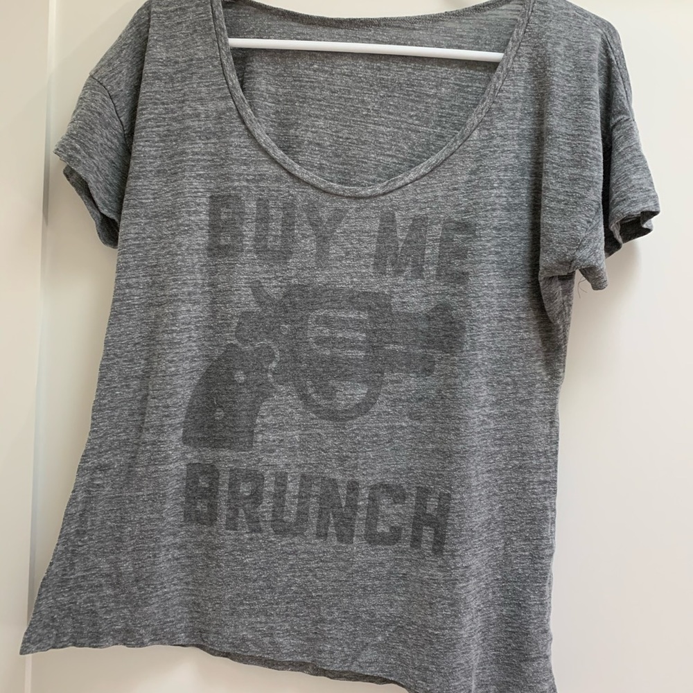 Slouchy Buy Me Brunch Tee